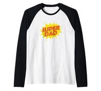 Super Dad Man Festa del papà papà Vacanze Maglia con Maniche Raglan