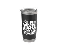 Super Dad Powers è uscito divertente per tutti i padri Bicchiere termico in acciaio inox doppia parete