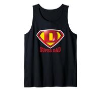 Super Dad Shield Tee Shirt, Happy Father's Day, Best Father Canotta