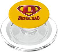 Super Dad Shield Tee shirt, Happy Father's Day, Best Father PopSockets PopGrip per MagSafe