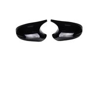 SUPER DAFI Calotte Specchietti per E90 E91 2005-2007 E92 E93 2006-2009 per M3 Style E80 E81 E87 2X Coprispecchietto Retrovisore Laterale Portiera Copertura Specchietto(ABS Black)