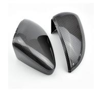 SUPER DAFI Calotte Specchietti per MK7 GTI 7 7R MK7.5 per Touran L per E-Golf Copertura Specchietto Retrovisore Laterale Auto Copertura Specchietto(Carbon Look Black)