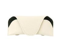 SUPER DAFI Clip Occhiali Custodia Universale per Occhiali Auto Visiera Parasole Porta Occhiali da Sole Custodie per Clip Biglietti per Carte Portatile Porta Occhiali(1PC Beige)