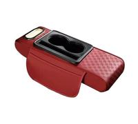 SUPER DAFI Console Centrale Contenitore Cassetto Cuscino Bracciolo Universale Multifunzionale Pelle PU Aumentare L'altezza Console Centrale con Portabicchieri Scatola Fazzoletti Scatola Organizer(7)
