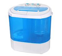 SUPER DEAL - Lavatrice portatile da 4,5 kg, lavatrice compatta, mini lavanderia a doppia vasca, caricamento superiore, combinazione di rotazione e lavaggio, tubo di scarico a gravità di ingresso 2 m