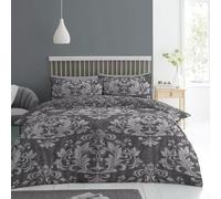 Super Dreamer Set copripiumino king size, 4 pezzi, in morbido policotone, lenzuolo con angoli e federe, set completo di biancheria da letto traspirante, lavabile in lavatrice, anallergico