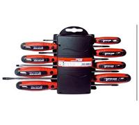 SUPER-EGO F09010800 - Conjunto 8 destornilladores boca plana, phillips, pozi