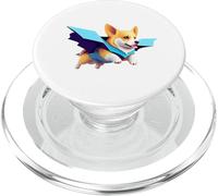 Super Eroe Corgi con un Cape Super Dog PopSockets PopGrip per MagSafe