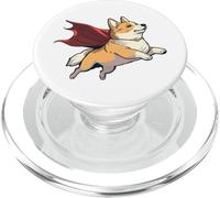 Super Eroe Corgi con un Cape Super Dog PopSockets PopGrip per MagSafe