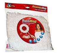 SUPER FIVE Ricambio Panno Tondo in Microfibra per Rotomop Gira STRIZZA 360 1 Pezzo