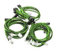 Super Flower Computer Sleeve Cable Kit black/gruen SF-1000CS-BKGR