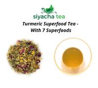 Super Food Curcuma Tea Curcumin Detox Tisane miscela di erbe per sollievo...