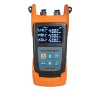 SUPER FOREST Tester ottico LCD del misuratore di potenza di PON di colore, PON+OPM 1310 a monte 1490/1550 incertezza a valle ±0.5dB Linearità ±0.1dB xW/dB/dBm PON: 90h; per segnali vocali, dati e