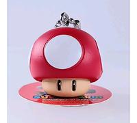 Super Fungo Super Mario Bros. Portachiavi con mascotte Nintendo dal Giappone