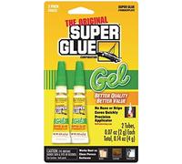 Super Glue Gel 2-Pack (2x 0.07oz, 2g) Cyano CA Instant Adhesive