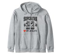 Super Grande Fan di Sport Giocatore Numero - #23 Ventitré Felpa con Cappuccio