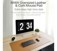 Super-grande Tappetino in Pelle Impermeabile Protettivo per Scrivania 900*400mm per Casa e Ufficio