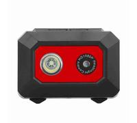 Super HD 1080P DV Videocamera Sportiva Montata Sulla Testa Videocamera D'azione Registratore DVR Vista Ampia Luce Ultra Brillante 6H Resistenza Rosso (Rosso)