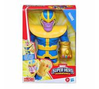 Super Hero Adventures hasbro playskool heroes - thanos marvel mega mighties, action figure 25 cm da collezione, f0022