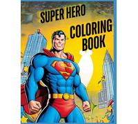 Super hero colouring book