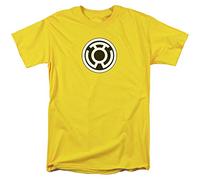 Super Hero Shirts Lanterna Verde Sinestro Corps Logo Mens Camicia Manica Corta XL Gialla
