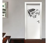 SUPER HEROES - Adesivo murale wall sticker in vinile 55x65 cm