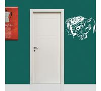 SUPER HEROES - Adesivo murale wall sticker in vinile 55x65 cm