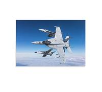 Super Hornets - Poster di aerei militari su tela, decorazione da parete, per soggiorno, camera da letto, 30 x 45 cm
