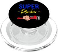 Super Idraulico Umorismo Regalo Perdita D'Acqua Idraulica PopSockets PopGrip per MagSafe