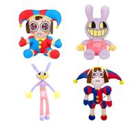 Super JAKES 2023 New The Amazing Digital Circus Plush,Pomni and Jax Plushies,Plush Toys for Circus Clowns,Stuffed Figure Doll for Kids Adults, Birthday Halloween Christmas for Boys Girls(4PCS
