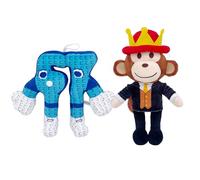 Super JAKES Steal a Brainrot Plush Toy, 9.8 Inch 67 from Steal a Brainrot Stuffed Animal Plushies for Game Fans (2PCS-C)
