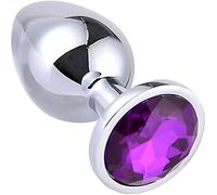 Super Jewel Plug con culo diamantato Giocattoli sessuali per uomini e donne CoglieregiocattolianaliDonneMetallo Plug anale in acciaio inossidabile