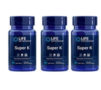 Super K Con Complesso Avanzato K2 (MK-7) 3X90 Gel Life Extension