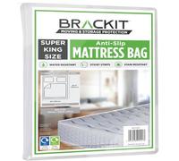 Super King Size - Borsa per materasso per spostamento, trasporto e stoccaggio, autoadesiva, impermeabile, facile da montare, coprimaterasso e protezione, per spostamento, trasporto e conservazione