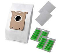 SUPER KIT - 20 Sacchi/Sacchetti (Microfibra) + 20 PROFUMI + 2 Filtri Per aspirapolvere AEG-Electrolux Ergospace Green ErgoSpace ESGREEN