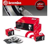 SUPER KIT BREMBO DISCHI E PASTIGLIE ANT + POST FIAT STILO 1.9 BRAVO II 1.6 1.9