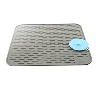 SUPER KITCHEN Grande Tappetino Scolapiatti in Silicone con Spugna