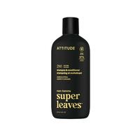 Super Leaves Shampoo e Balsamo 2 in 1 Volume Ambra e Agrumi 415 ml