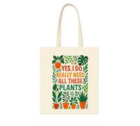 Super Lemon Borsa di totalizzatore del poliestere degli amanti delle piante, sì ho davvero bisogno di tutte queste piante Design