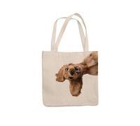 Super Lemon Borsa tote riutilizzabile con stampa di Cocker Spaniel, per tutti i giorni, borsa tote per la spesa, ecologica, con stampa elegante, borsa a tracolla con manico lungo, regalo perfetto per