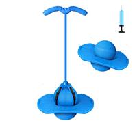 Super-Life Pogo Jumper con manico e pompa per palline, giocattolo per saltare in alto, sicuro e divertente, per bambini, ragazzi e adulti (blu)