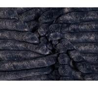 Super Lusso Tessuto In Finta Pelliccia Opaca NAVY
