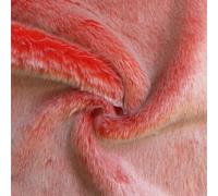Super Lusso Tessuto In Pelliccia Sintetica - ARANCIONE GHIACCIO