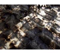 Super Lusso Tessuto In Pelliccia Sintetica - MICRO MARRONE MIX