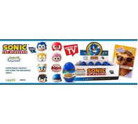 Super Magic Squishy Egg Sonic The Hedgehog Serie1 con rivista