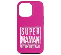 Super Maman Édition Football Mère Sportive Coach Joueuse Custodia per iPhone 13 Pro