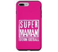 Super Maman Édition Football Mère Sportive Coach Joueuse Custodia per iPhone 7 Plus/8 Plus