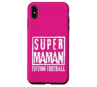 Super Maman Édition Football Mère Sportive Coach Joueuse Custodia per iPhone XS Max