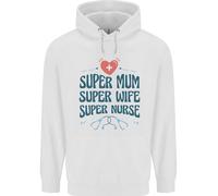 Super Mamma Moglie Infermiera Regalo Per La Festa Della Mamma Felpa Per Bambini