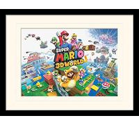 Super Mario (3D World 30x40 cm montato e incorniciato